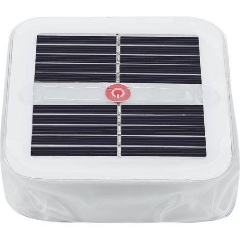 Lampe solaire gonflable lumineuse Lampe LED pour tente Camping Randonnée Extérieur RGB