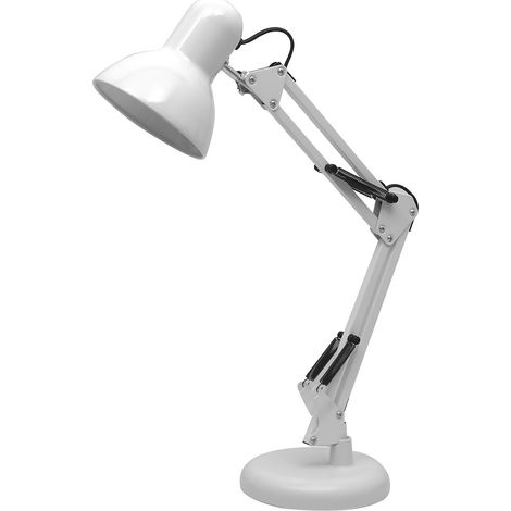 Lampada da scrivania regolabile bianca E27 60W NEXA (1/5)