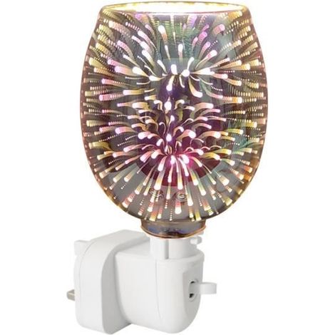 Brûleur de parfum - ZGEER - Lampe Darôme 3D - Électrique - Cadeau Femme - Ambiance parfumée (1/4)
