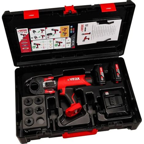Prensa de engaste electromecánica VIPER M2X + insertos V12-14-16-18-22 - VIRAX - 253562 (1/3)