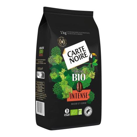 Café en grains Carte Noire Bio Intense - paquet de 1 kg