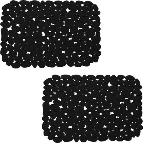 Set di 2 protezioni per lavello da cucina autoregolabili in acciaio inox, 40x30 cm (1/5)