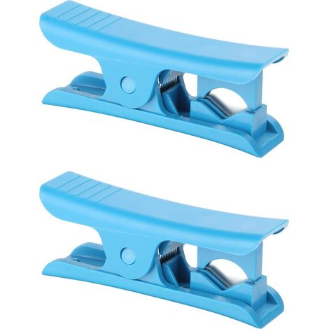 Set di 2 taglia-tubi in plastica per tubi in PU/PE con diametro esterno fino a 16 mm (blu) (1/4)
