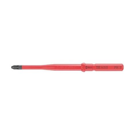 WERA KRAFTFORM KOMPAKT VDE 62 IS PH 2 X 157 MM TIE POUR ÉLECTRICIEN CRUCIFORME LAME INTERCHANGEABLE PH 2 05006513001