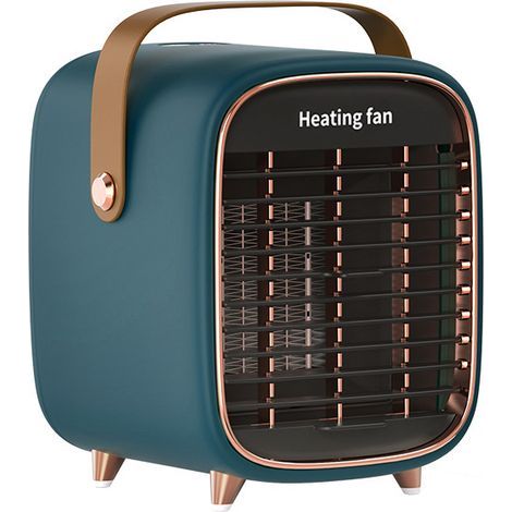 Chauffage soufflant, mini chauffage de table, ventilateur à air chaud silencieux, petit chauffage d'appoint, chauffage électrique pour chambre, 90-240 V/50-60 Hz