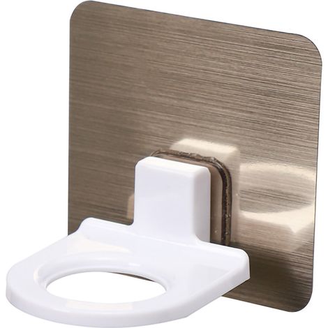Porte-gel douche adhésif mural étanche - Support pour flacon de savon liquide cuisine salle de bain