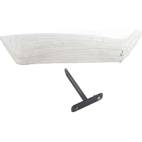 Housse de protection pour scies circulaires, housse de protection en acrylique de 30 cm (12 pouces), protection de lame transparente pour le travail du bois