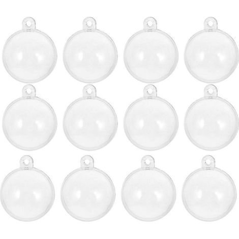 Aquarium Floating Ball Decoration Transparent Fish Tank Plastic Balls 20Pcs (1/5)