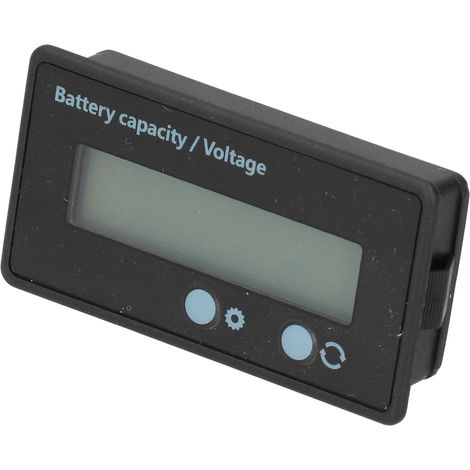 Voltmètre pour batteries lithium-ion, affichage LCD de la capacité et de la tension, 7,4 V - 48 V (1/5)