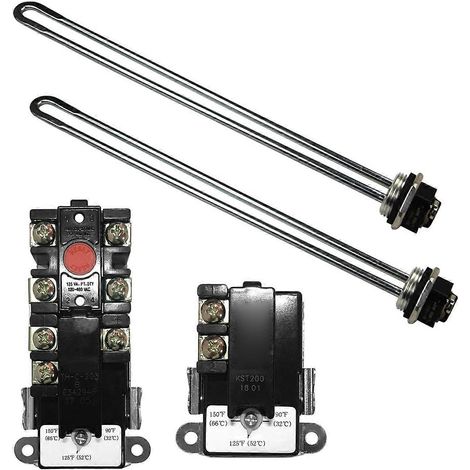 Kit de remplacement de thermostat pour chauffe-eau électrique 4500W à économie d'énergie  kit d'entretien pour chauffe-eau électrique  contrôle de température multicolore. (1/5)