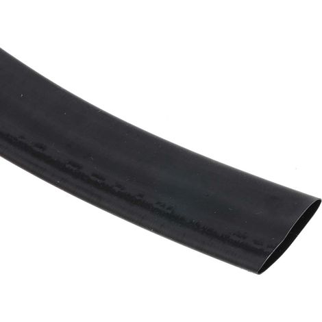 Gaine thermorétractable RS PRO, Dia. 19mm Noir rétreint 2:1, 6m ( Prix pour Bobine de 6 Mètres )