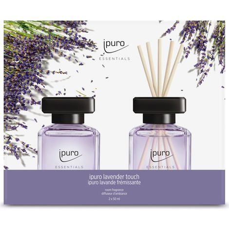 ipuro Essentials Raumduft lavender touch 2 x 50 ml Diffuser