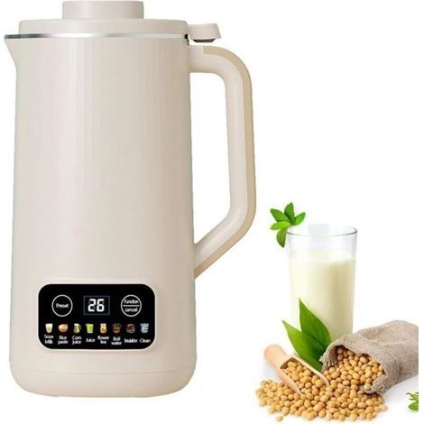 600-ml-Pflanzenmilchbereiter – Leistungsstarker 600-W-Motor – Edelstahl – 5 Programme für Mandel-, Soja- und Nussmilch (1/5)