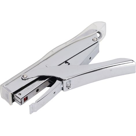 Agrafeuse portative, capacité de reliure de 10 pages, mini-agrafeuse ergonomique et facile à utiliser, modèle transparent pour la reliure de documents.