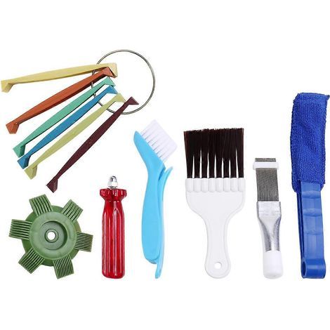 Kit de nettoyage d'ailettes de climatiseur 6 pièces. peigne à ailettes FCR6 pour condenseur. nettoyeur de sortie d'air pour évaporateur et radiateur R (1/5)