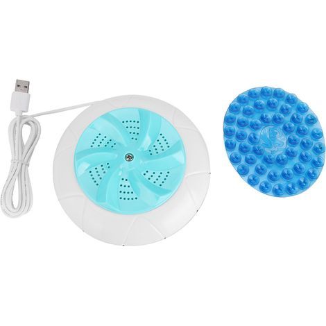 Mini Voyage Portable Ménage Petite Machine à Laver Ultrasons Turbo Laveuse Blanchisserie (Vert) (1/5)