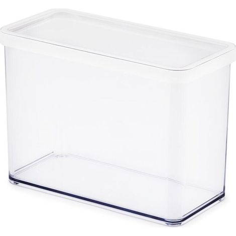 ROTHO Boîte ROTHO plastique, l.10 x P.20 x H.14.2 cm, 2.1 l, transparent / blanc (1/2)