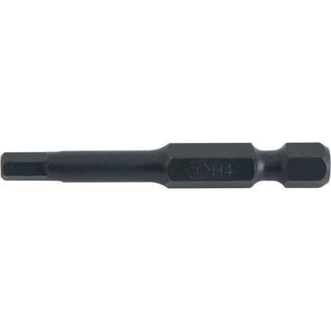 King Tony 711103H - Sechskantbit de kurzer Kopf für Schraubendreher de 1/4 de Zoll, Größe H3, 110 mm de Länge, 10 Stück.