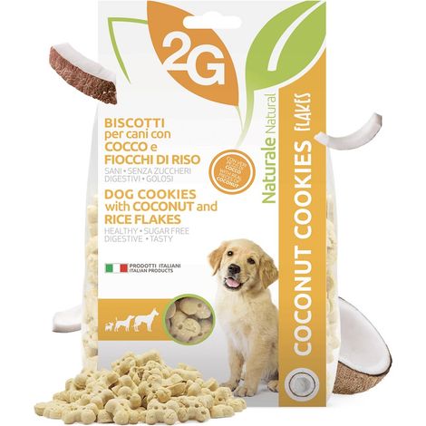 Coconut Cookies biscotti per cani con cocco e fiocchi di riso 350g (1/2)