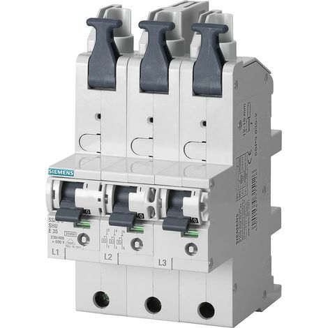 Siemens Interruptor automático principal (SHU), 3x 1 polo, E 35A, 230/400V, 5SP38352