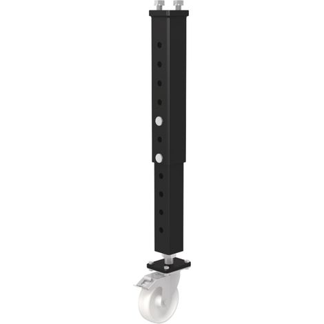 schweisskraft Aufpreis pro Fuß höhenverstellbar 600-900 mm mit Lenkrolle und Feststellbremse (1/2)