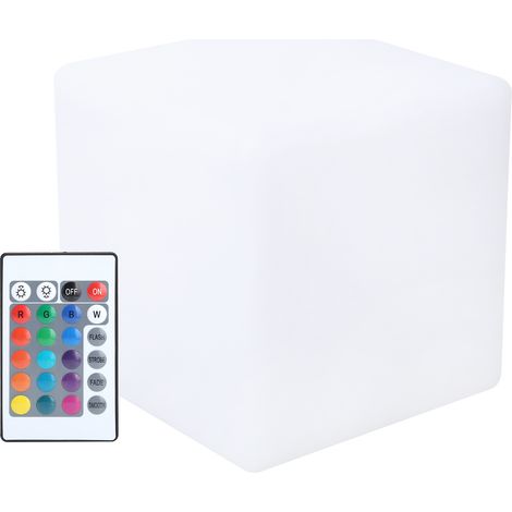 RGBW-LED-Schreibtischlampe 10x10x10cm, wasserdichte USB-Lichtwürfel, 16 wechselnde Farben für Bar und KTV. (1/5)