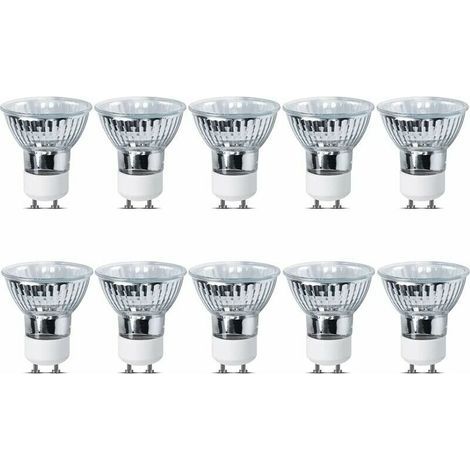 35-W-GU10-Dimmbare-Halogenlampen, GU10-Spotlampen, 220–240 V, 360 lm, 2700 K Warmweiß, 5 cm Durchmesser, 10er-Packung H219 (1/4)