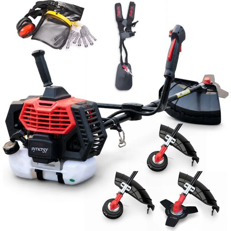 Synergy Desbrozadora Gasolina 65cc 4,9CV Profesional 3 en 1 – Disco 3 Puntas Y Cabezal automático (1/4)