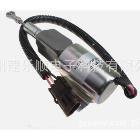 L'électrovanne d'arrêt de flamme SA-4348-24 24V est adaptée aux moteurs Cummins 4BT, 6BT, 6CT, NT855, K19 et K38. (1/4)