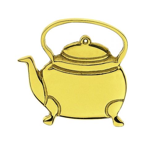 Ouvre&Déco – Signalétique porte intérieure en laiton poli de 83 mm, CUISINE
