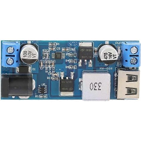 Module d'alimentation abaisseur 5 V compatible - Charge USB 6 A, 30 W, entrée 12 V/24 V (1/5)