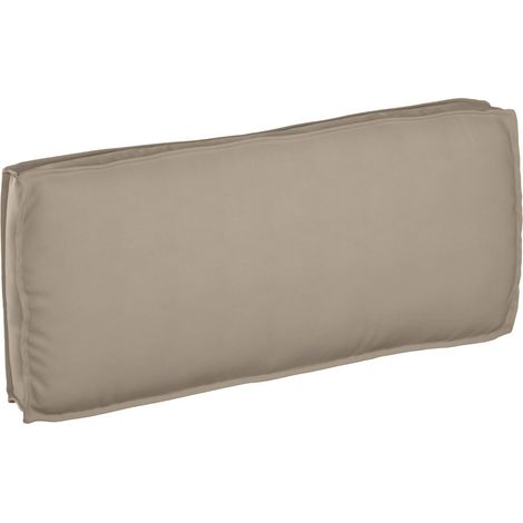 Cojín Taupé 120 x 50 x 12 cm Tela Oxford vidaXL (1/5)