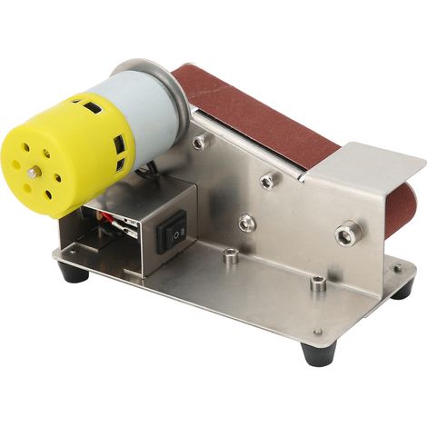 Mini-Bandschleifer, elektrisch, Heimwerker-Polier- und Schleifmaschine, Schärfgerät, Schleifmaschine, AC110‑240V, EU-Stecker, 775 (100W) (1/5)