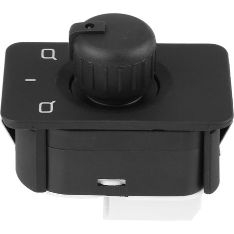 Außenspiegelverstellknopf für Audi A3 8L1, A6 4B C5 (1997–2004), Teilenummer 4B0959565A, Innenspiegelverstellknopf, Schwarz, 1 Stück (1/5)