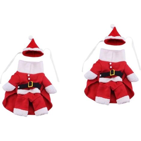 Christmas costumes for cats and dogs, Christmas reindeer costumes for pets, Christmas costumes for pets (suitable for Christmas party role-playing) XXL (1/4)