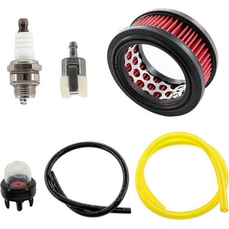 Kit filtre à air, conduite de carburant, bougie d'allumage pour tronçonneuse ECHO CS440 CS4400 CS450 CS450P CS510 CS520 CS530, poire d'amorçage (1/5)