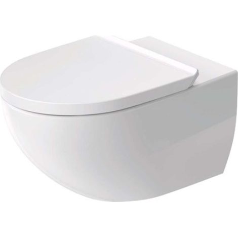 Duravit Architec - WC suspendu avec abattant SoftClose, Rimless, DuraShield, blanc 45726900A1 (1/3)