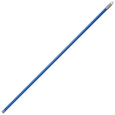 Manche à balai anti-glisse métal embout à visser 1m30 - Ø 21 mm - Maxiburo