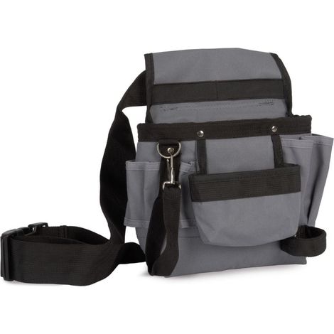 Borsa porta attrezzi con cintura 8 scomparti WK. Progettato per funzionare Grigio scuro Unico (1/5)
