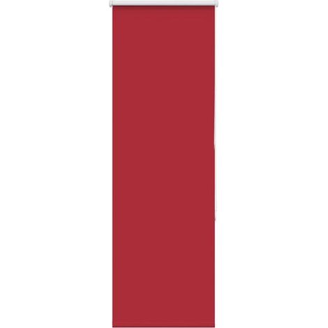 Store enrouleur occultant rouge, largeur du tissu 55,7 cm (1/5)