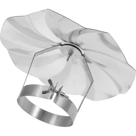 Chapeau de Cheminée Extérieur Couvercle de Cheminée pour Foyer Protection Anti-pluie et Anti-débris Adapté pour Tuyau de Poêle et Chaudière (1/5)