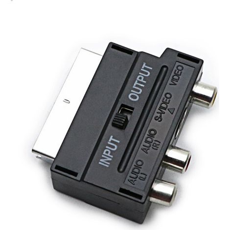 Adaptateur audio/vidéo composite pour câble Scart, entrée/sortie (1/5)