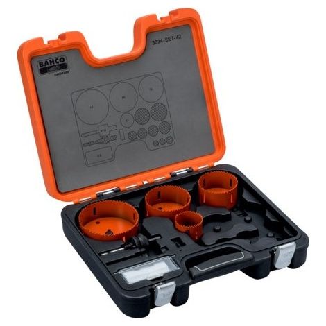 BAHCO - Coffret de scies trépans bimétal Sandflex® 51 mm-111 mm - 6 pcs
