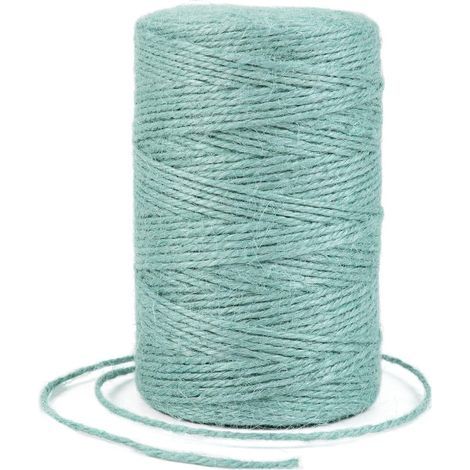 1 Rouleau Ficelle Jute 2mm, Corde Naturelle 200m, Fil Résistant Pour Jardinage, Bricolage Créatif Et Décoration Cadeau (1/5)