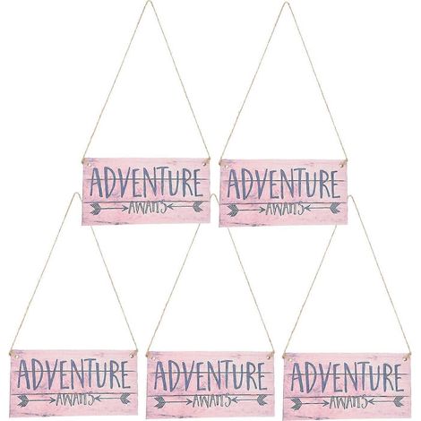 Lot de 5 lettres en bois pour enseigne murale ou de porte, décoration de Noël. (1/4)