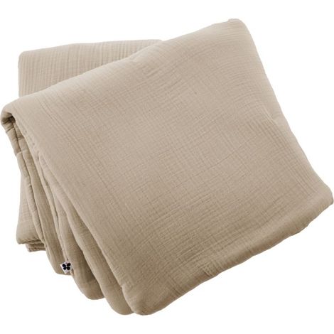 Bout de lit "Ina" 90 x 220 cm "Quadruple Gaze de Coton" l'Effet Papillon