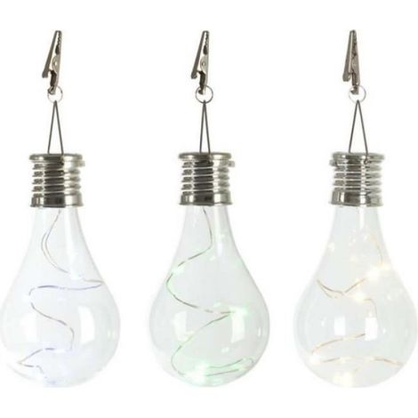 Lampe Suspendue de Jardin - 5 LED - Blanc - Ampoule Solaire (1/4)