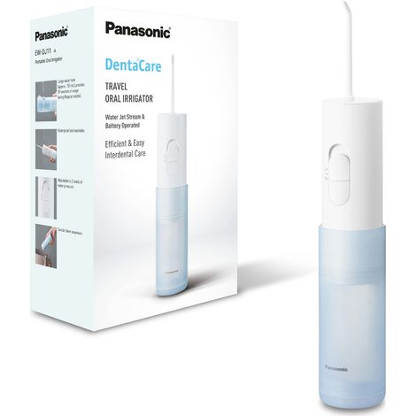 Panasonic EW-DJ11 Idropulsore, Irrigatore Orale Facile da Usare con 2 Impostazioni di Pressione dell'Acqua, Compatto e Portatile (1/5)