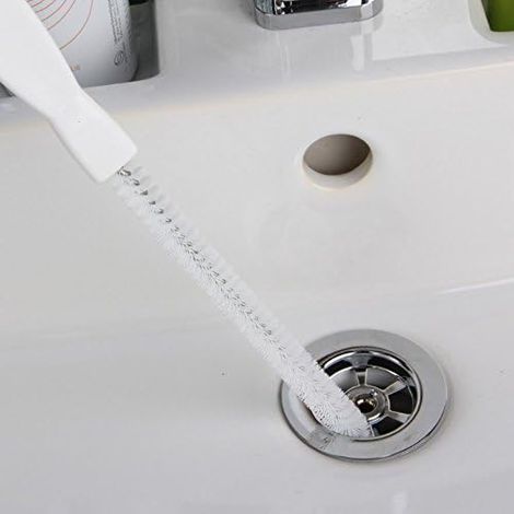 Outil de nettoyage de vidange de narguilé de brosse de nettoyage d'évier de cuisine flexible de 45 cm (1/5)