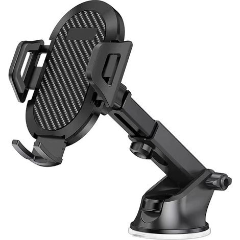 Supporto per telefono da auto girevole a 360°, bocchetta di ventilazione retrattile multifunzionale, compatibile con iPhone e smartphone da 4-7 pollici (1/5)